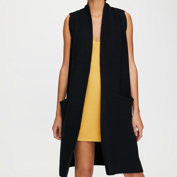 WILFRED Sleeveless Knit Cardigan, XXS